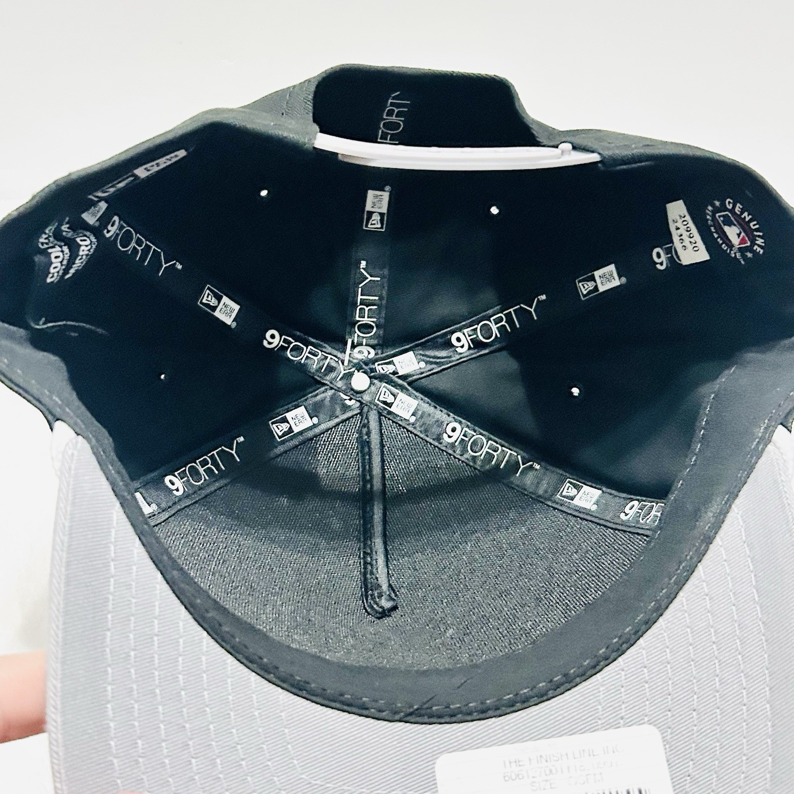 New Era Chicago White Sox City Script M-Crown A-Frame Hat Cap Adjustable Black