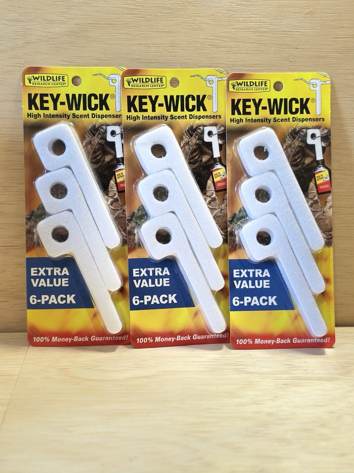 Lot 3-Wildlife Research Key Wick High Intensity 6 Pack Per Package Deer Hunting