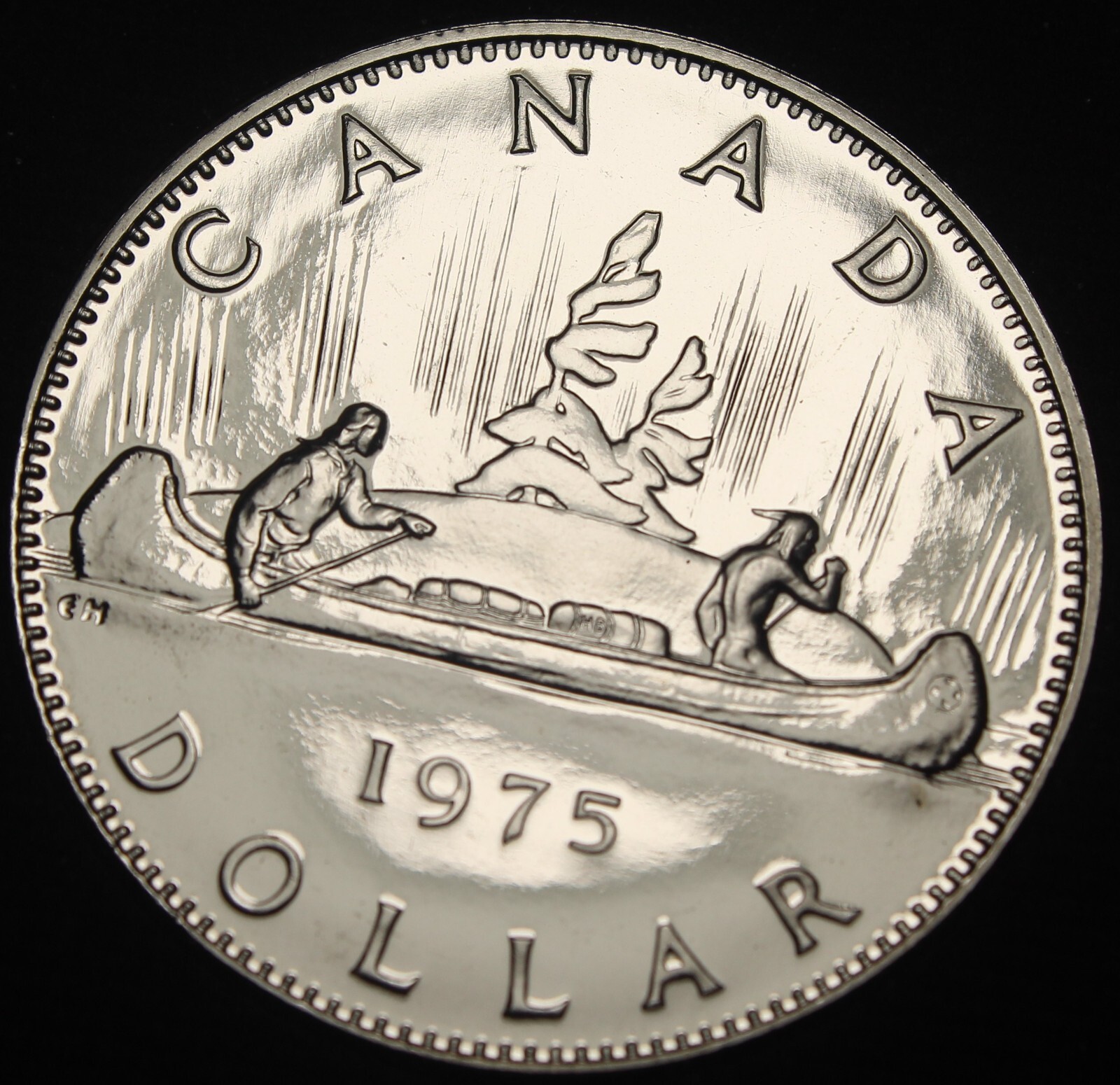 Proof-Like Canada 1975 Canoe Dollar~We Have Canadian Coins~Free Shipping