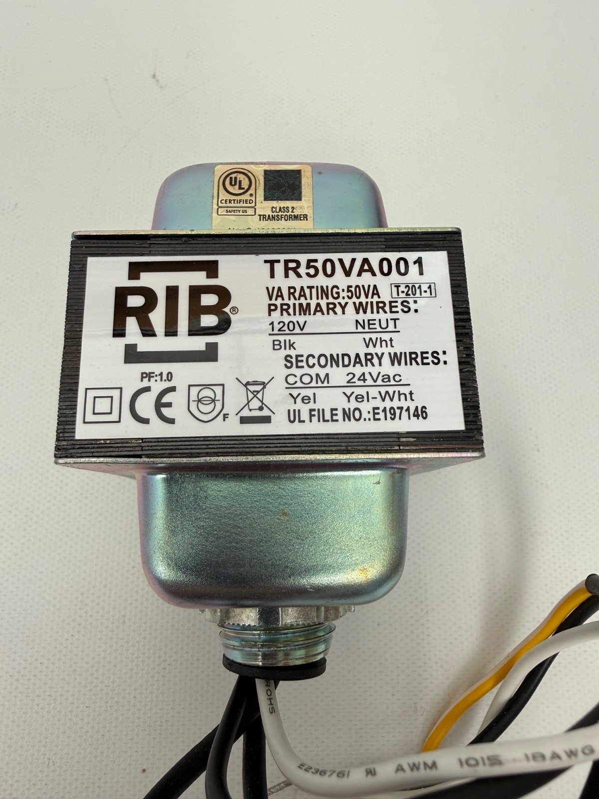 FUNCTIONAL DEVICES RIB TR50VA001 50VA TRANSFORMER NEW OPEN BOX