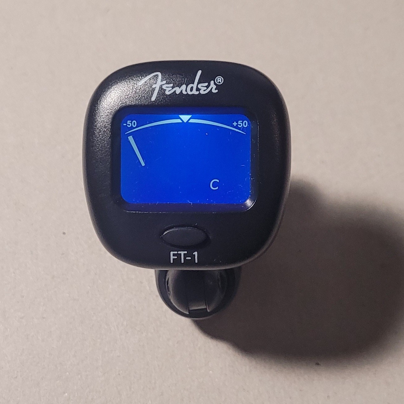 Fender FT-1 Pro Clip-On Tuner w Battery and User Manual - Black Open Box New