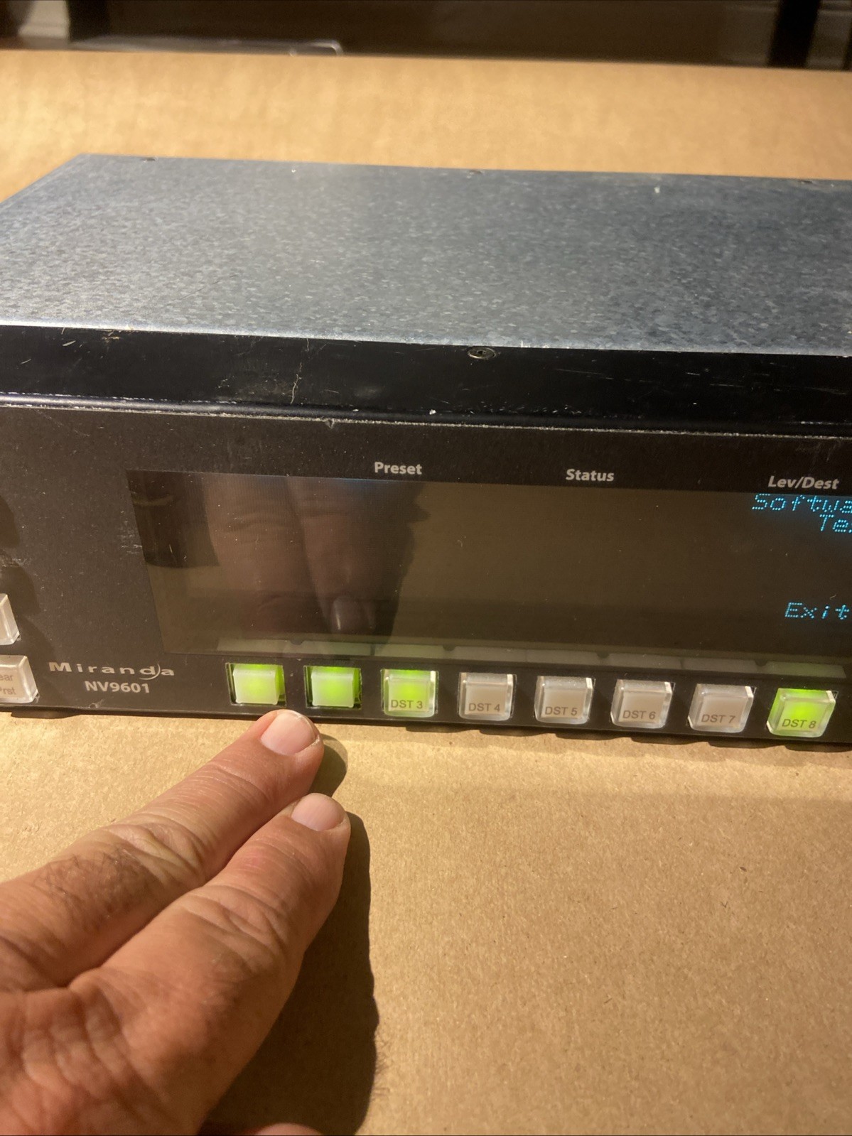 Miranda Technologies NV9601 Control Panel NVISION 9000 Router Control Eystem