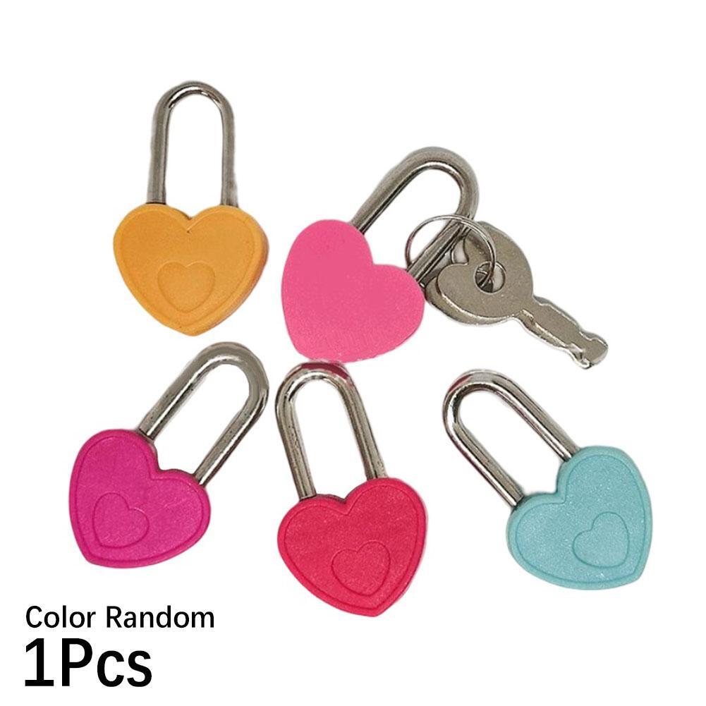 1Set Diary Lock with Key Security Padlock Travel Luggage Locks Stationery R L4A5