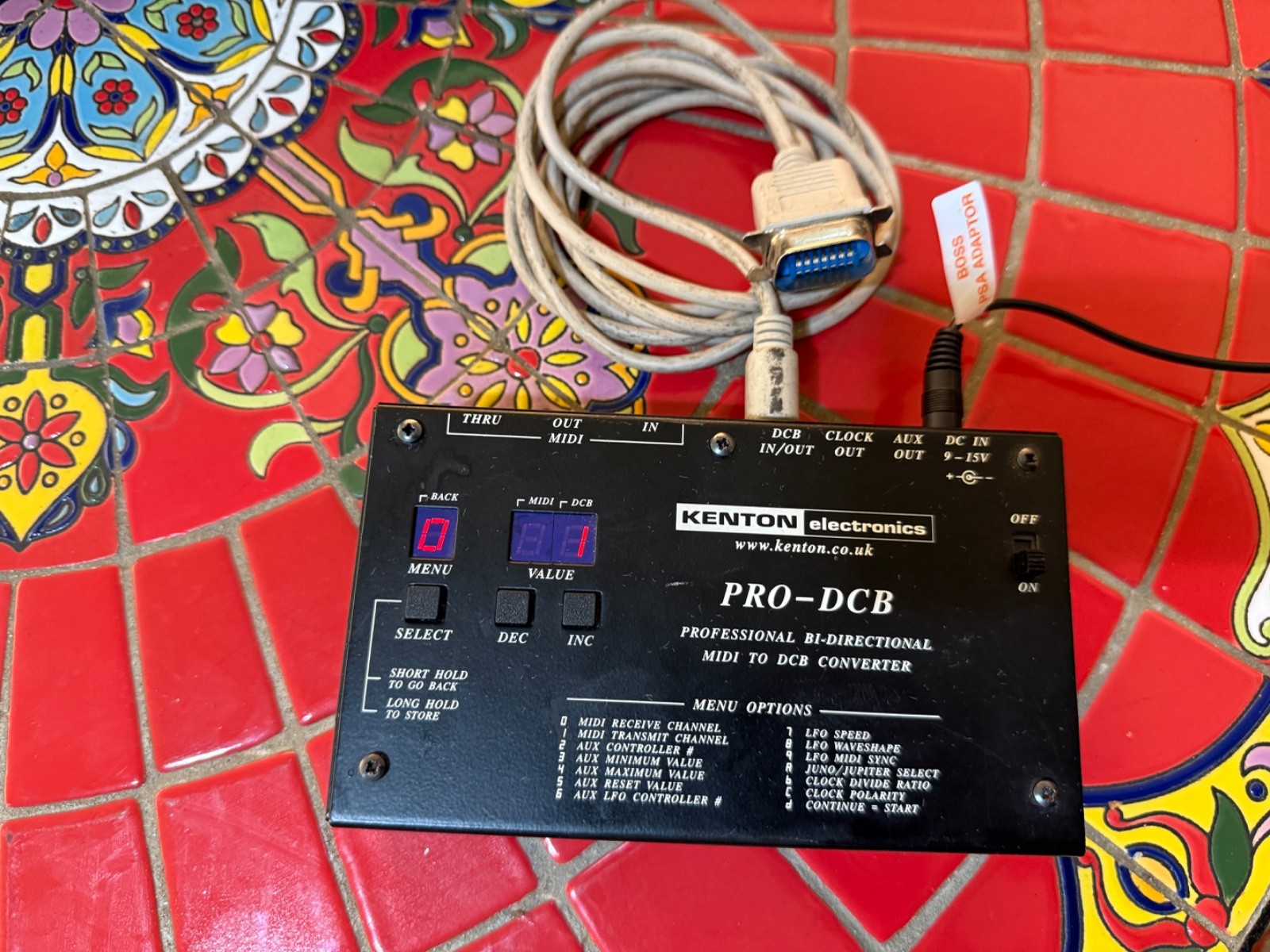 Kenton Pro DCB Bi-directional MIDI-DCB Interface for Juno 60s and some Jupiter 8