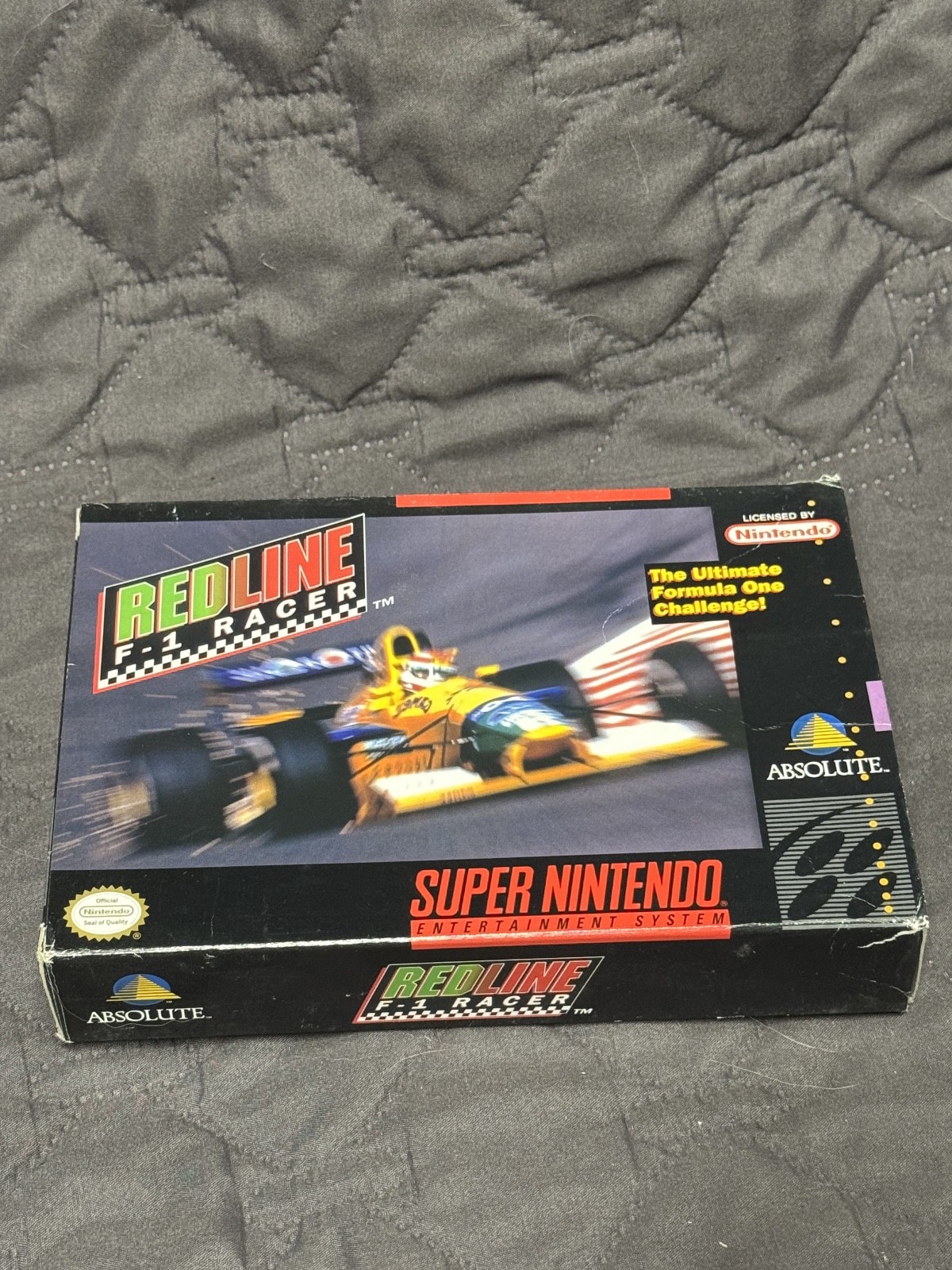 RedLine F-1 Racing  *  Snes Box Only * Super Nintendo Original box