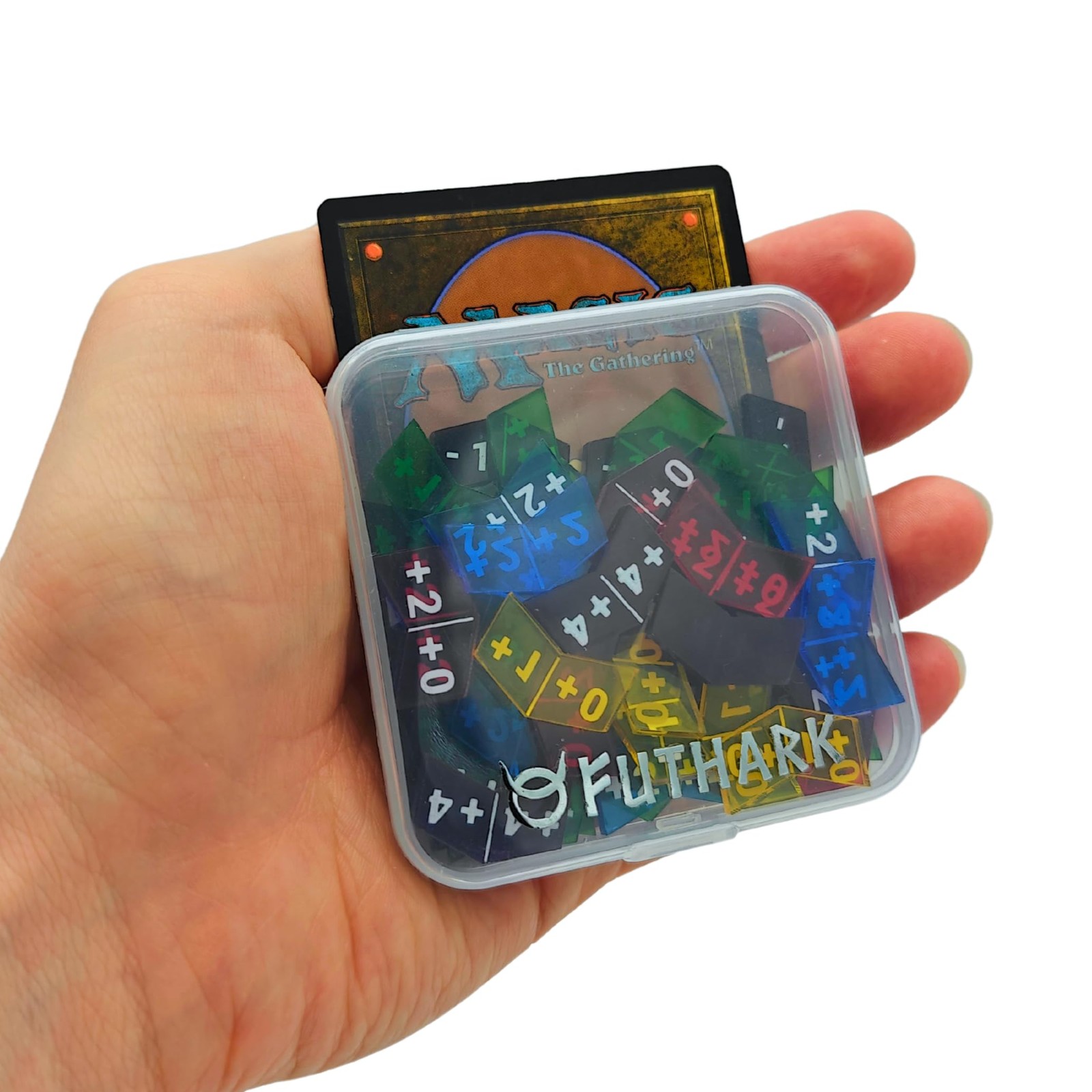MTG Stat Counters/Buff Counters for Magic The Gathering - Set of 60 Color Cod...