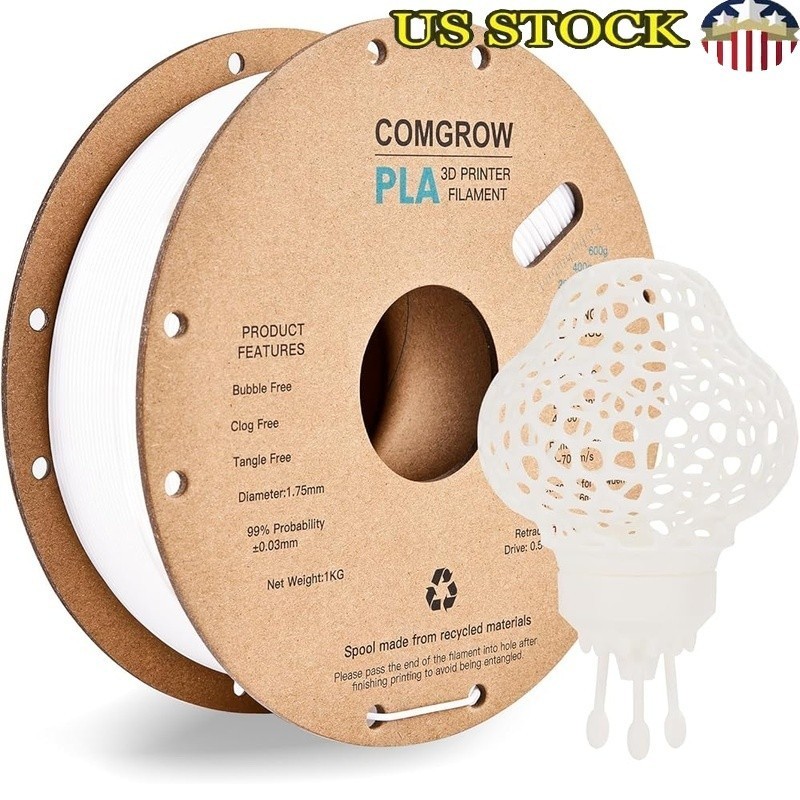 High Quality PLA Filament Clog Free Easy to Use Compatible 3D Printing