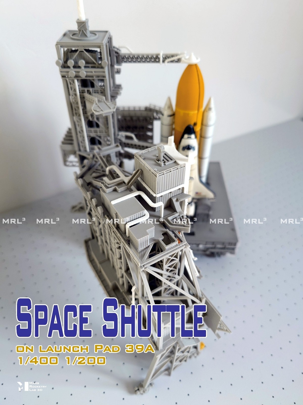 1/400 Space Launch Tower/Service Tower/Crawler/Launch Pad 3D Printing Model Set
