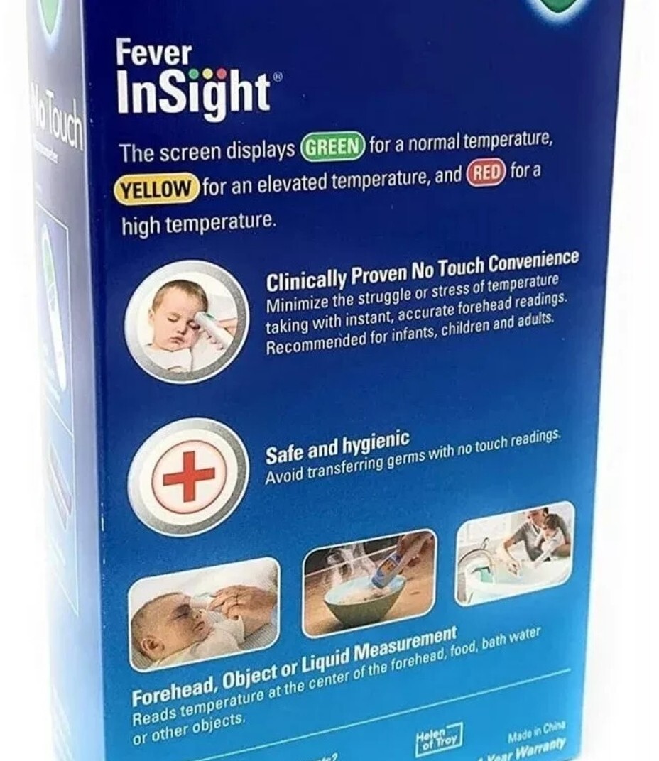 3-in-1 NO-TOUCH Thermometer -Vicks - New In Box - For Children/Adults.