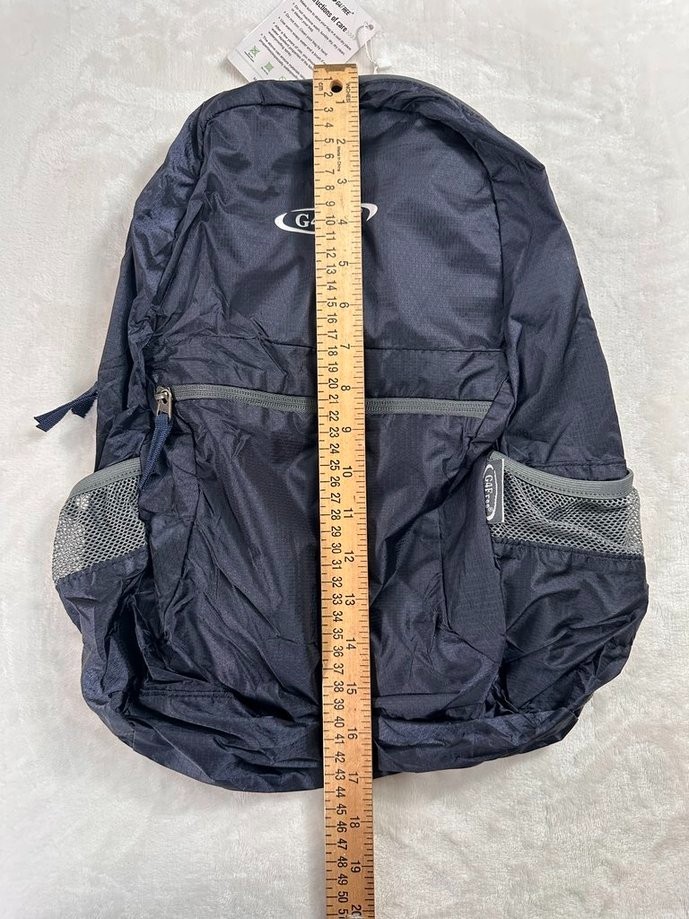 G4Free Dark Gray/Black 20L Lightweight Small Packable Backpack Foldable Outdoors
