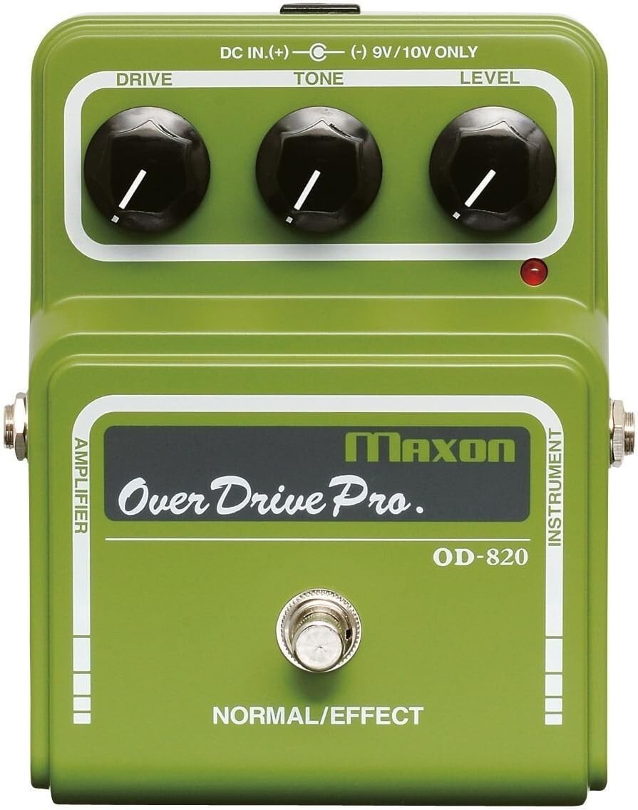 Maxon OD820 Vintage Series Over Drive Pro Guitar Effects Pedal Green From JAPAN
