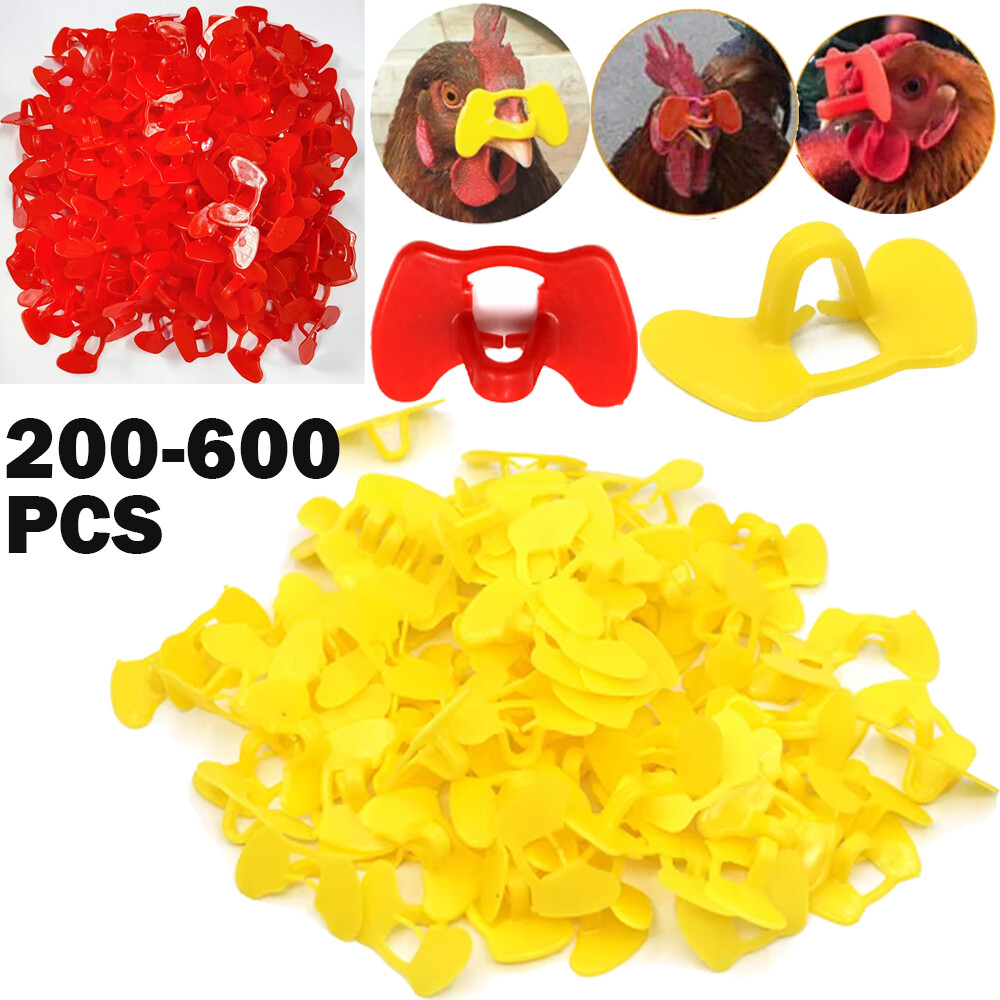 200-600PCS Extra Large Bigger Pinless Peepers Turkey Chicken Blinders Spectacles