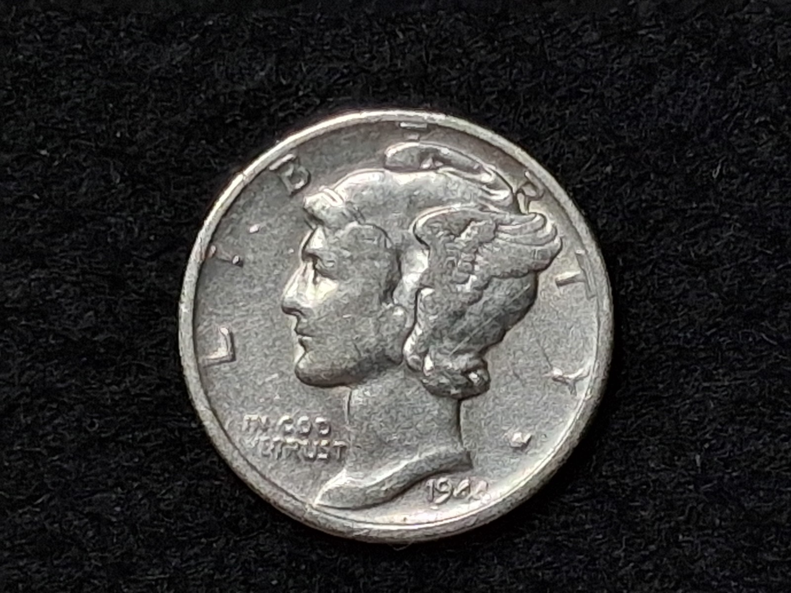 1944 S Mercury Dime