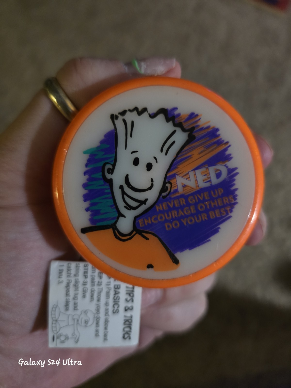 Ned Kids Classic Orange Yo Yo Brand New Sealed