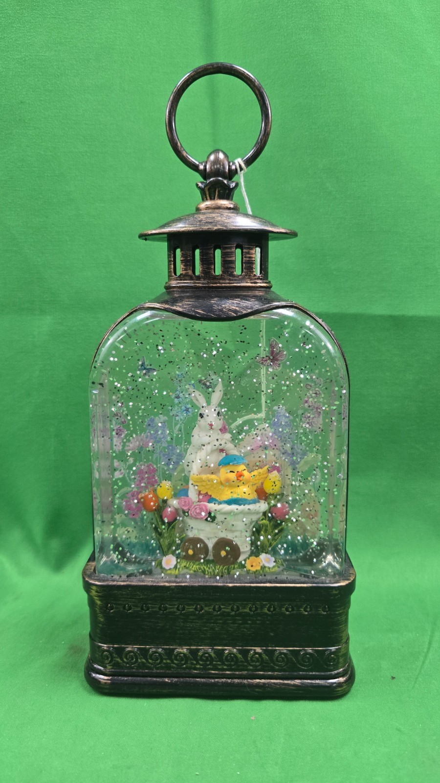 Bunny & Chicken Glitter globe (E1)