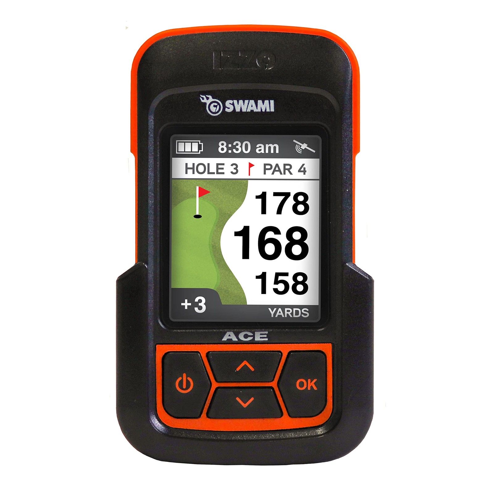 Swami ACE Golf GPS Rangefinder with Magnetic Case 38000 Courses Water Resistant
