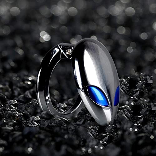 CB 2-Pack Push Start Button Cover, Cool Metal Decoration Protective Interior
