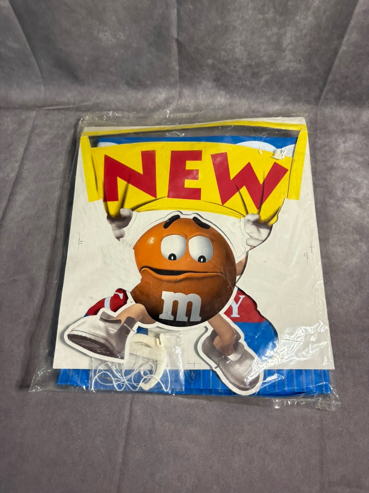 Vintage M&M’s Crispy Inflatable Mobile Pizza-21 Store Display New Sealed