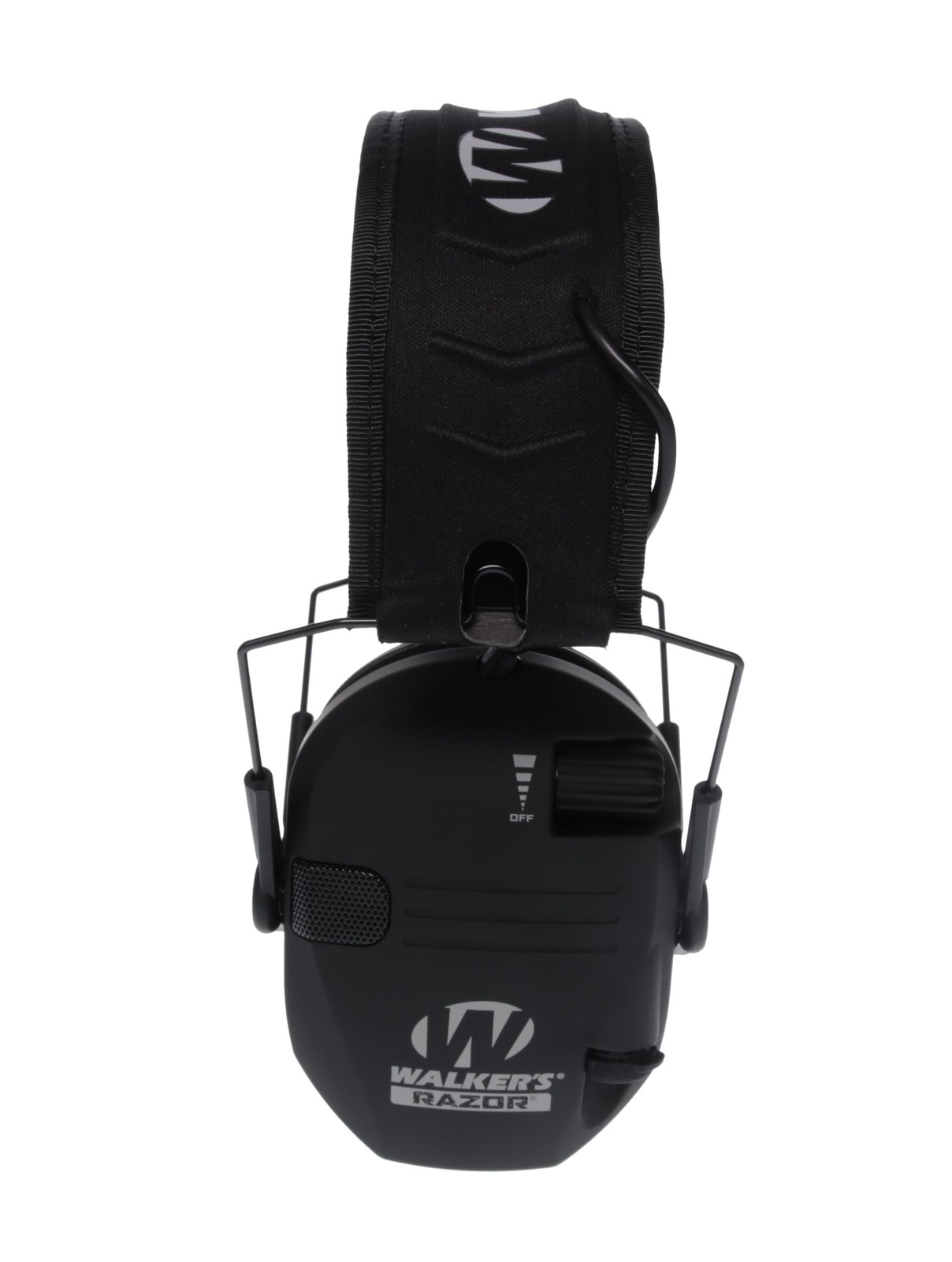 Walker's Razor Slim Electronic Muff, Black 1 Pack,