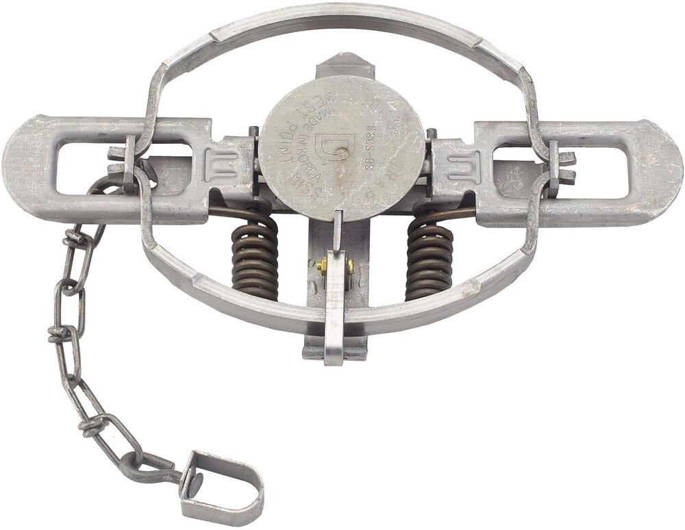 (PACK 2) Duke #3 OFFSET Coil Spring Traps 0501 Coyote Bobcat Lynx Trapping