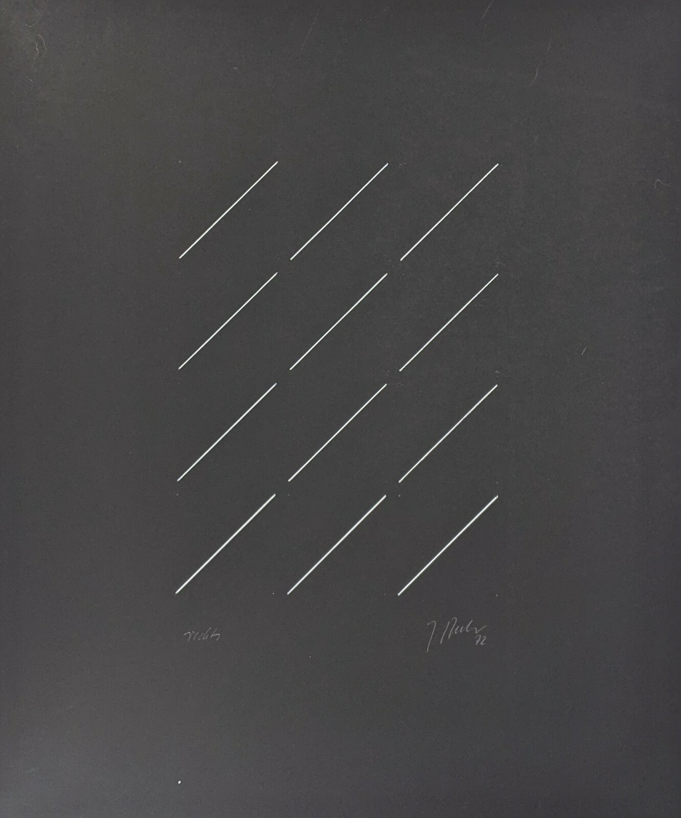 Joachim Becker, Constructivist compositions, collage, unique. 1972