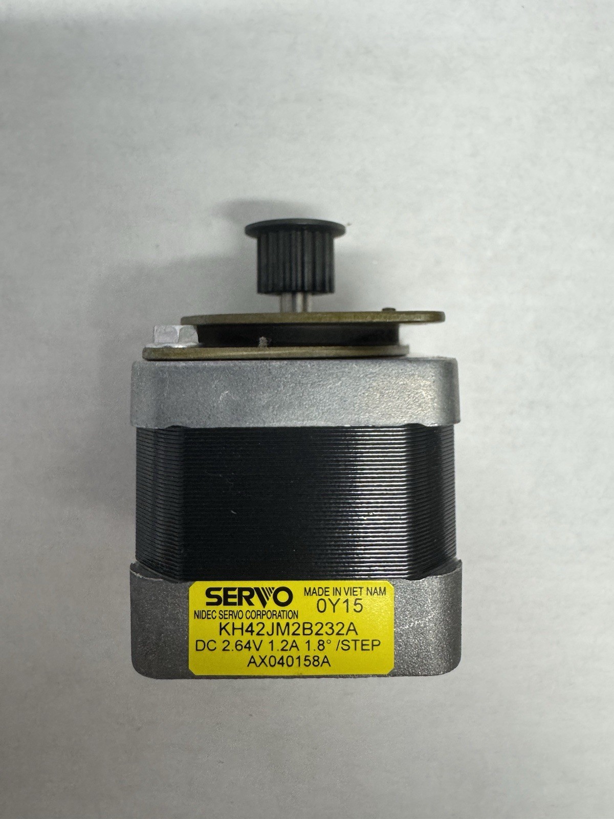 KH42JM2B232A Stepper Motor NEMA 17 1.8 Degree 2.64V 1.2A w/ Pulley