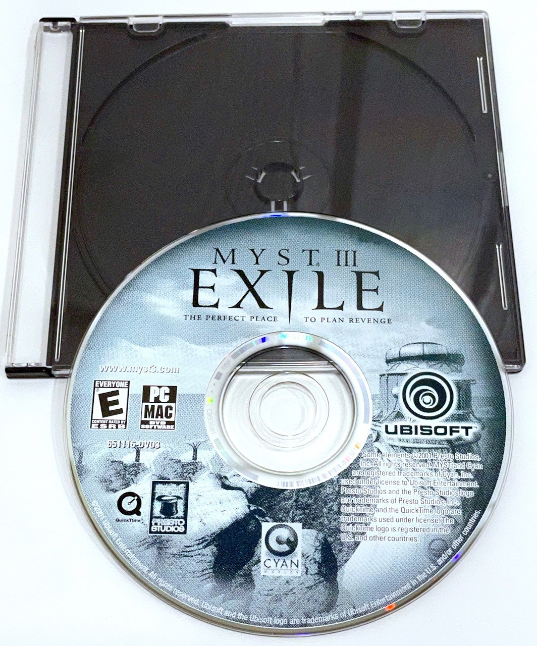 MYST III: Exile for PC/Mac from 2001 on DVD-ROM