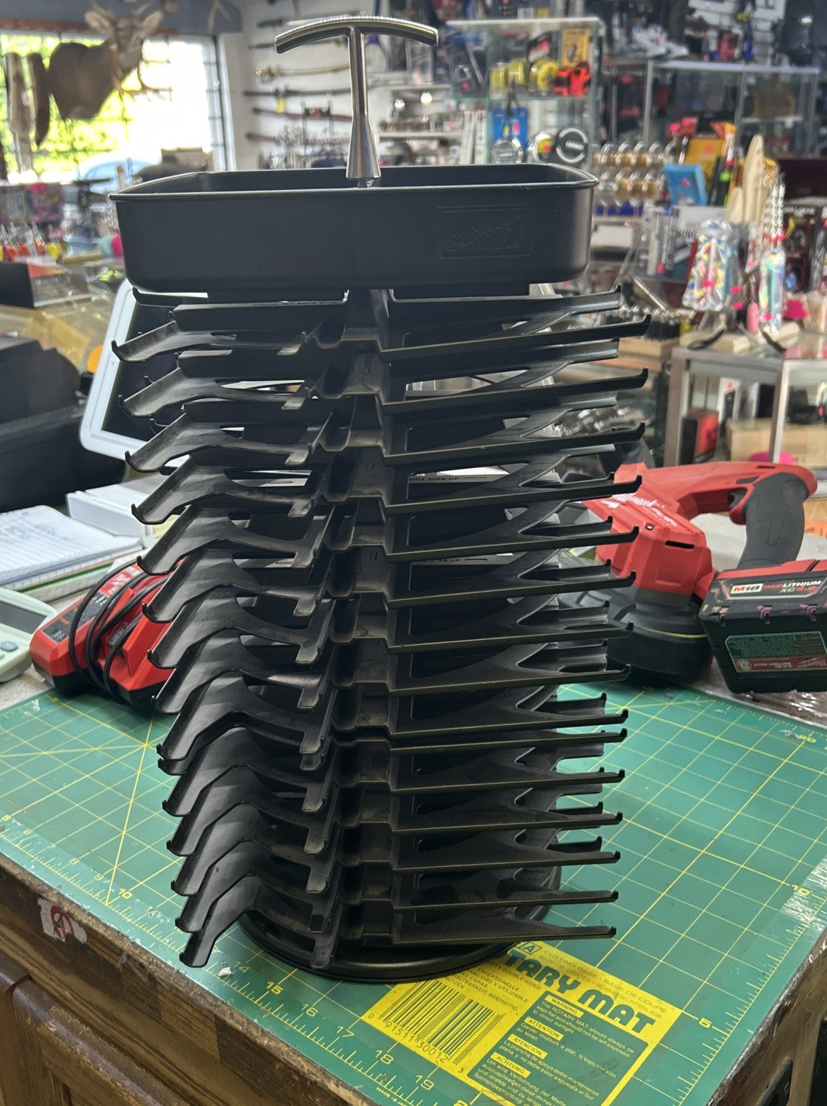 Stampin' Up 60 Slots Ink Pad Color Caddy Holder Storage Carousel Tray Organizer