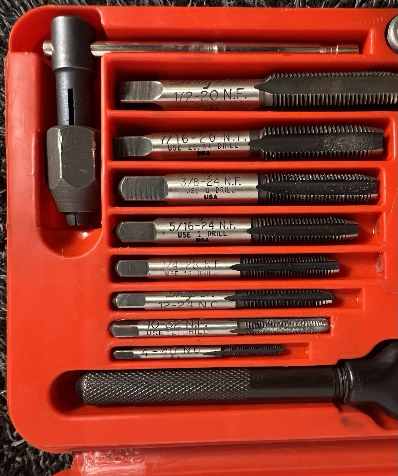 Snap-on 41pc TD24-25 Tap & Dye Set *Complete*