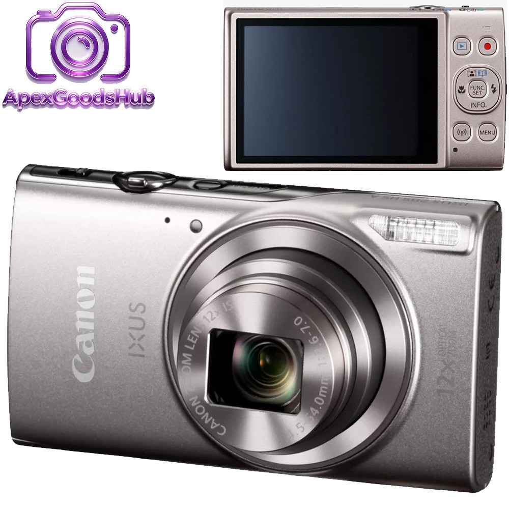 Canon PowerShot ELPH 360 HS/ IXUS 285HS/ IXY650 12X Zoom 20.2 MP Digital Camera