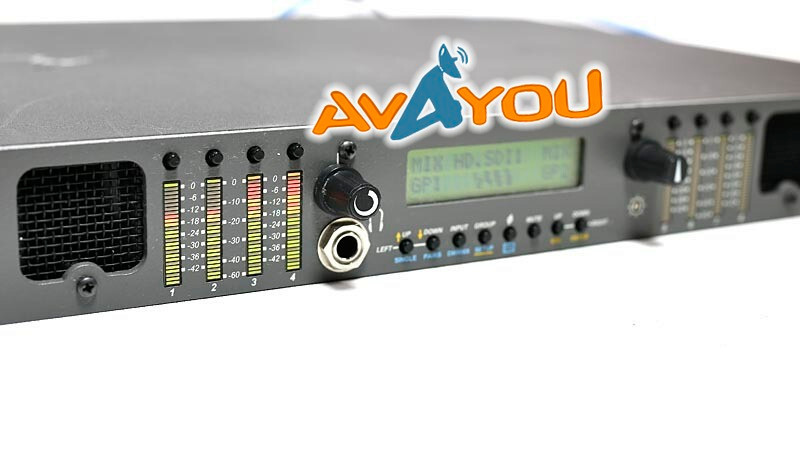 Wohler AMP1-S8-3G MDA 8 Channel, 3G/HD/SD-SDI, AES, Analog Audio Monitor