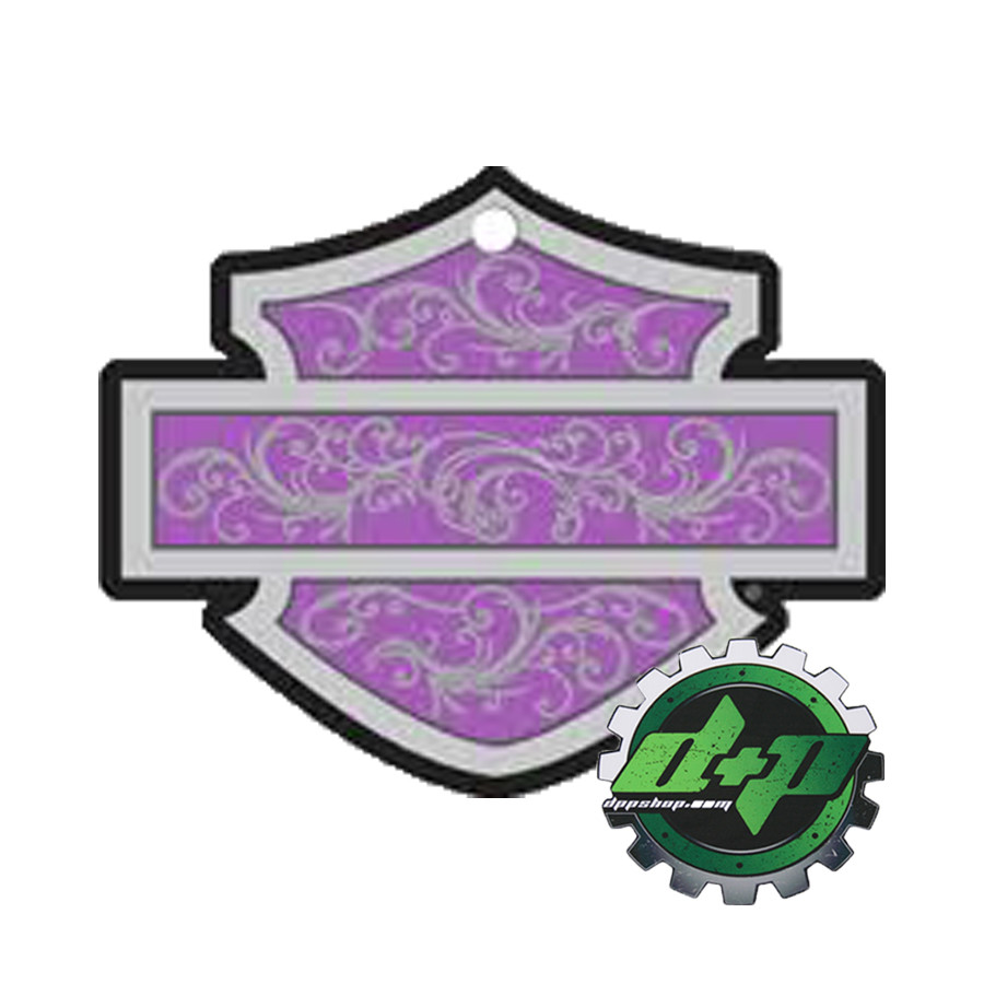 Harley Davidson Purple Bar & Shield scented auto air freshener car truck HD 2pk