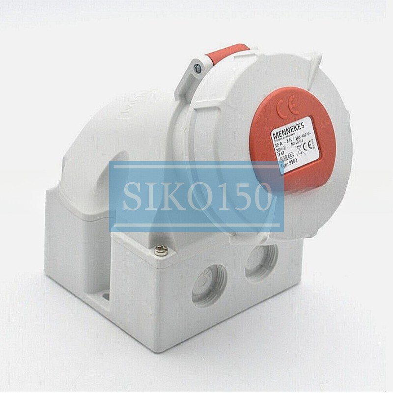 FOR Mennekes TYP 9562 Wall mounted receptacle screw terminals IP67 32A 4P 440V