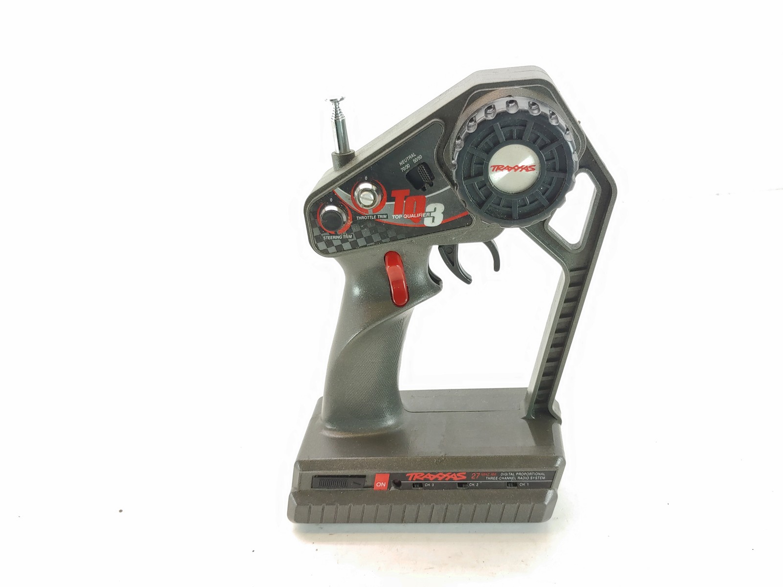Vintage Traxxas TQ3 27MHz AM Radio Transmitter 3-Channel
