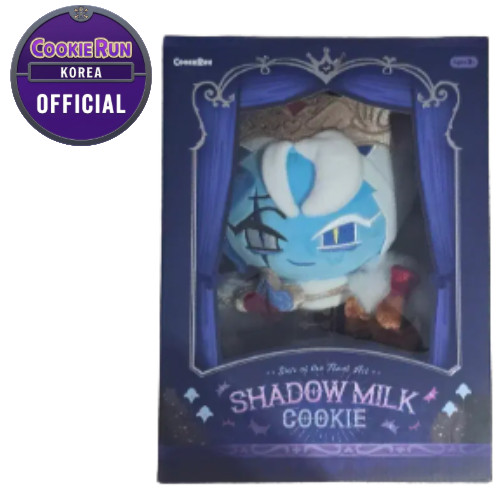[Limited 500] Cookie Run Shadow Milk Cookie Plush korea [Shipping Extra]