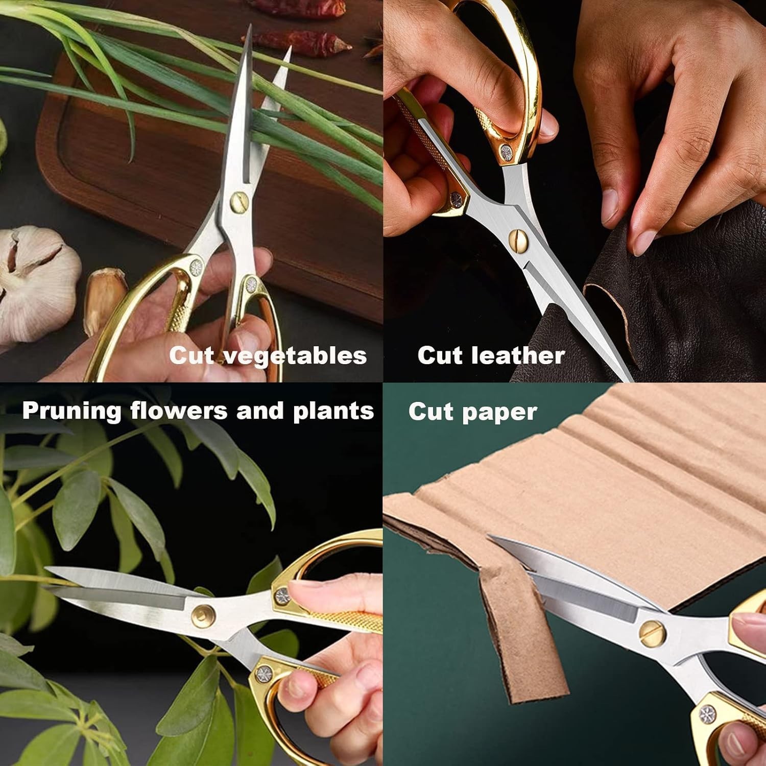 Kitchen Shears 2-Pack Heavy Duty Poultry & Meat Scissors, Bone Shears for Coo...
