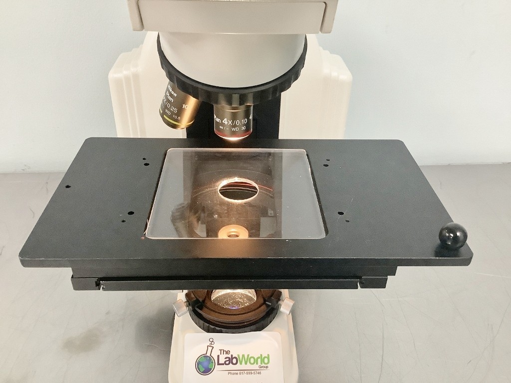 Nikon Eclipse E400 Microscope TESTED with Warranty SEE VIDEO