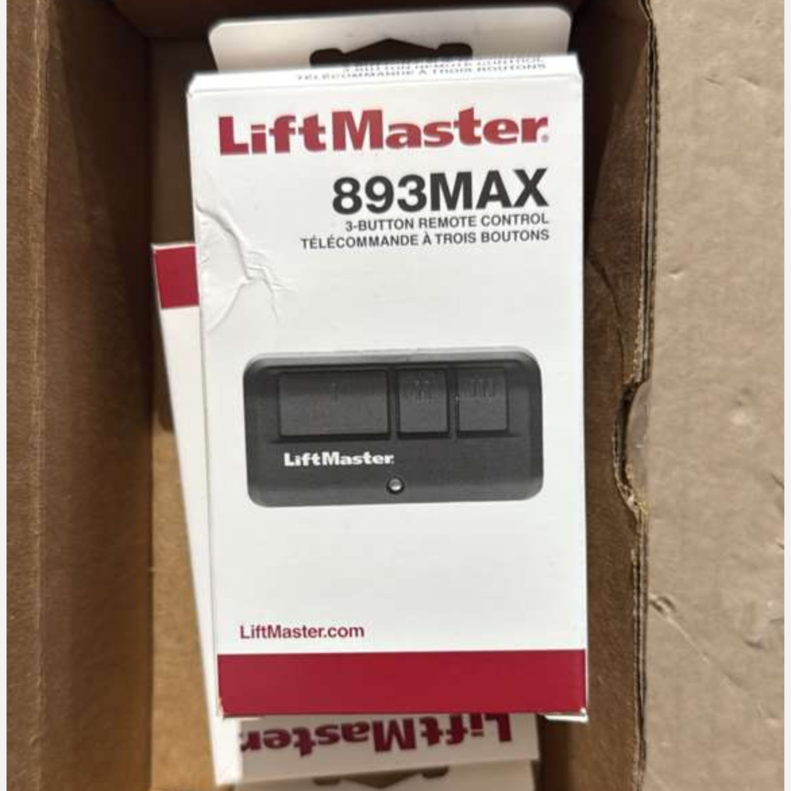 20 Pack LiftMaster 893MAX Garage Door Opener Remote Control 3 Button Genuine