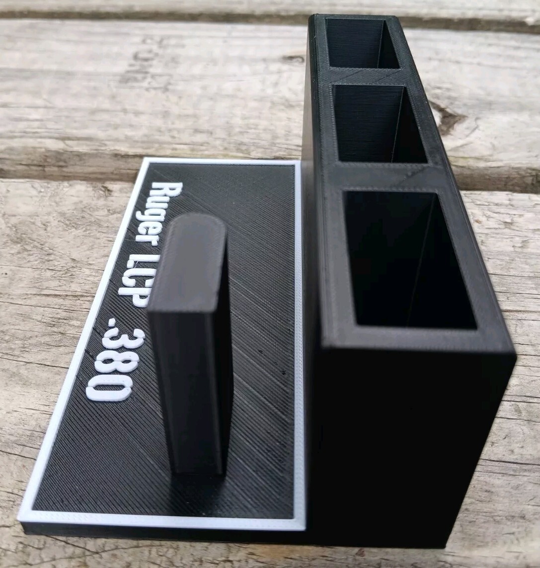 Ruger LCP .380 ACP Pistol Stand Black Display Stand Magazine Holder