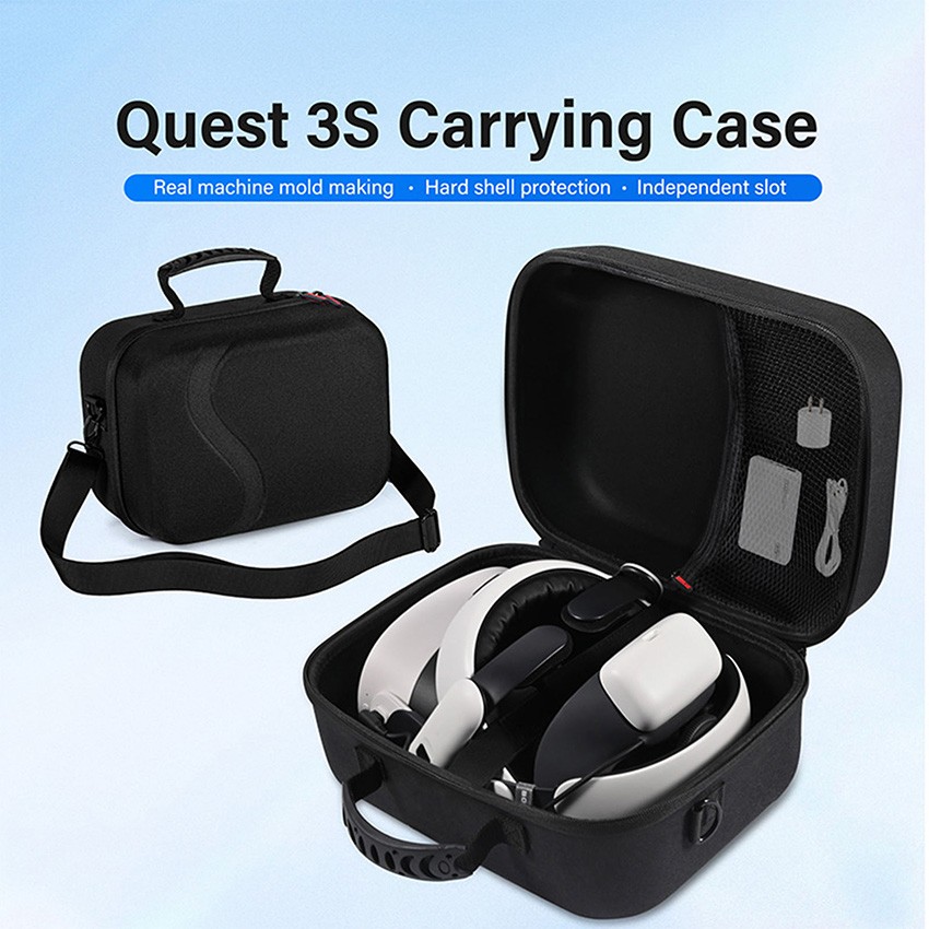 VR Carrying Case Storage Bag For Quest 3S VR Glasses Controller  Organizer Bag