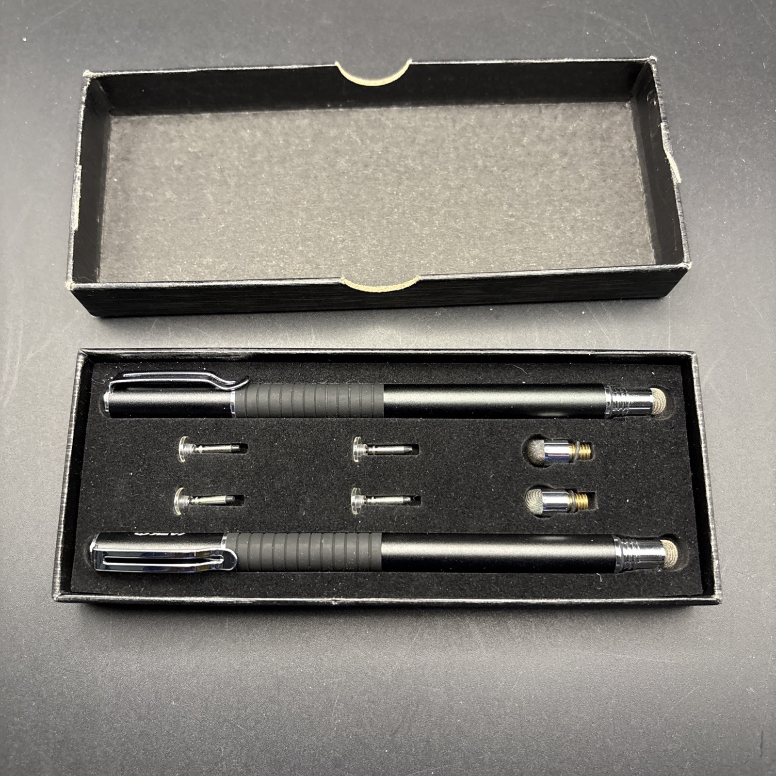MEKO High Sensitivity 2-in-1 Stylus 2-Pack with Replacement Tips