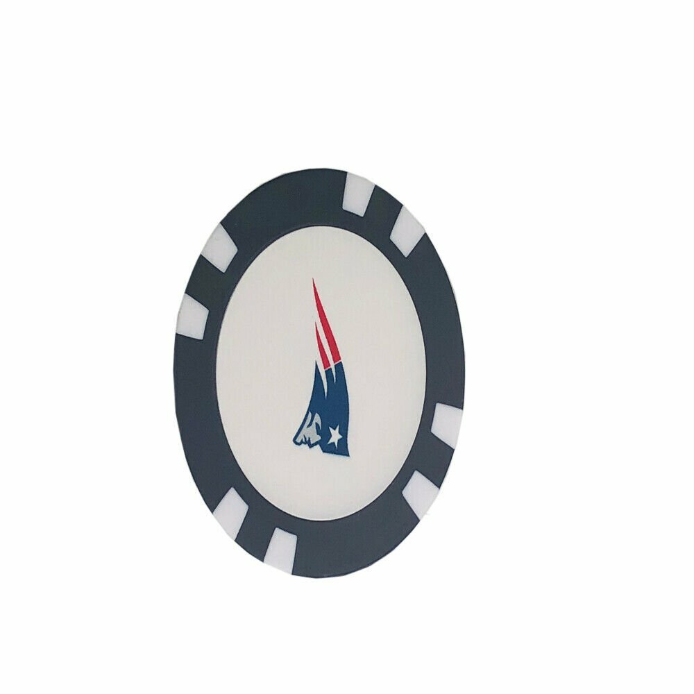 New England Patriots Tin Gift Set with Switchblade Divot Tool and Golf Chip