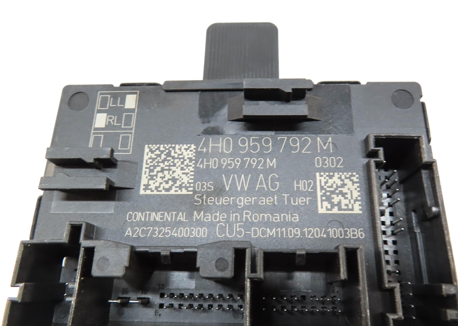 2013 PORSCHE CAYENNE (958) FRONT RIGHT PASSENGER DOOR CONTROL MODULE