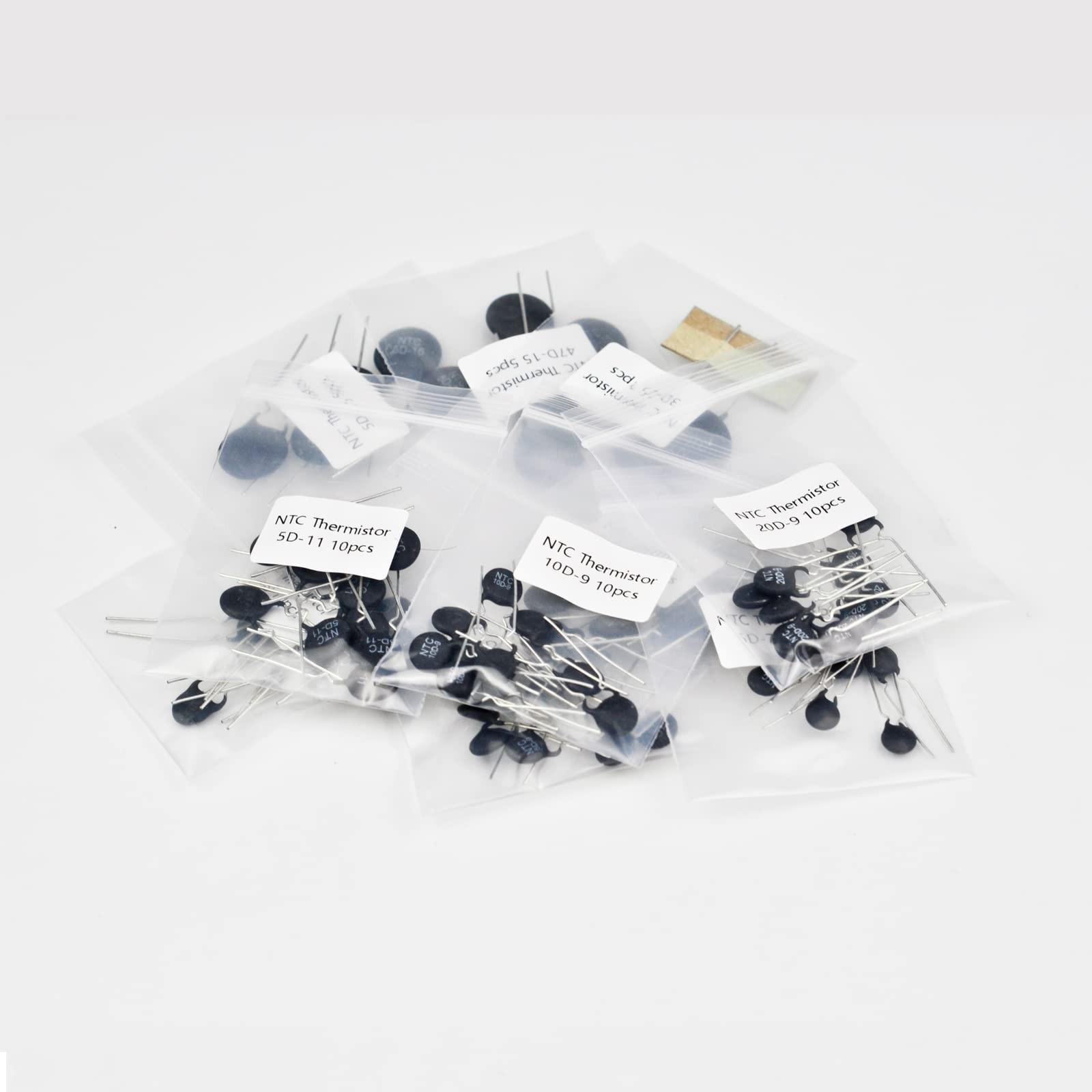 NTC Thermistor Resistors 10 Values 81 PCS Inrush Current Limiter Temperature ...