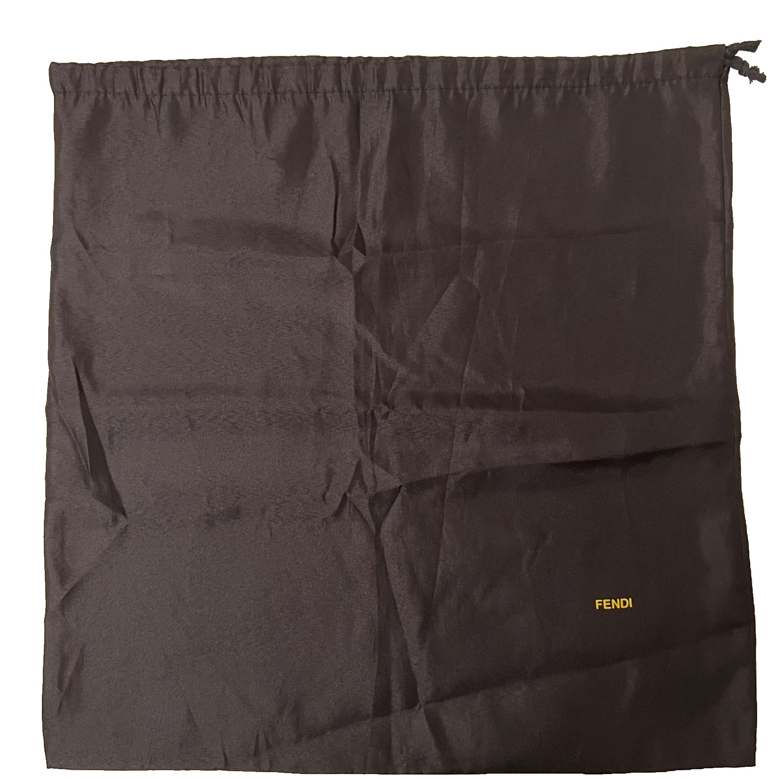 Fendi Black Dust Bag Travel Storage Pouch 15x16 for Designer Handbags Shoes ❤️
