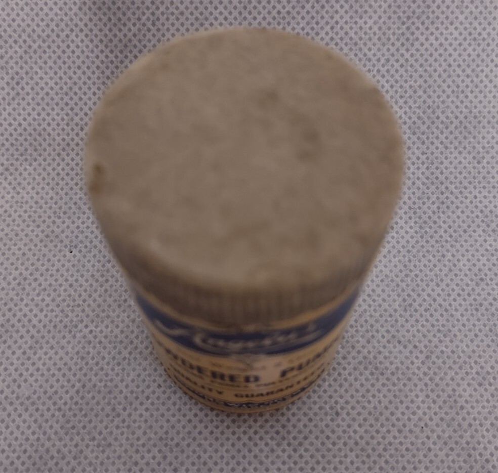 Angelus Powdered Pumice Container 2 oz Brunswig Drug Co