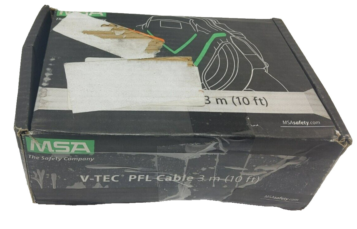 New MSA 63203-00A SRL 10' Cable with Snaphook and Carabiner