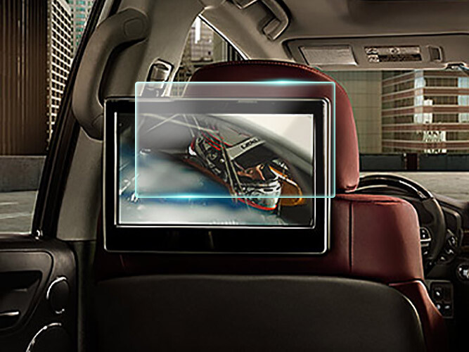 Crystal Clear Screen Protector for 2020 Lexus LX570 Headrest Monitor