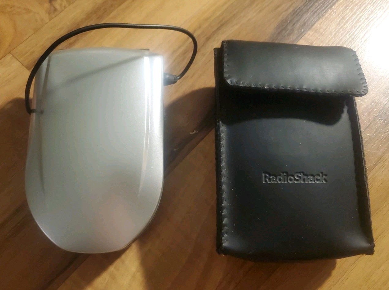 Radio Shack Portable Speaker 40-1434 with Case Tested Working Vintage