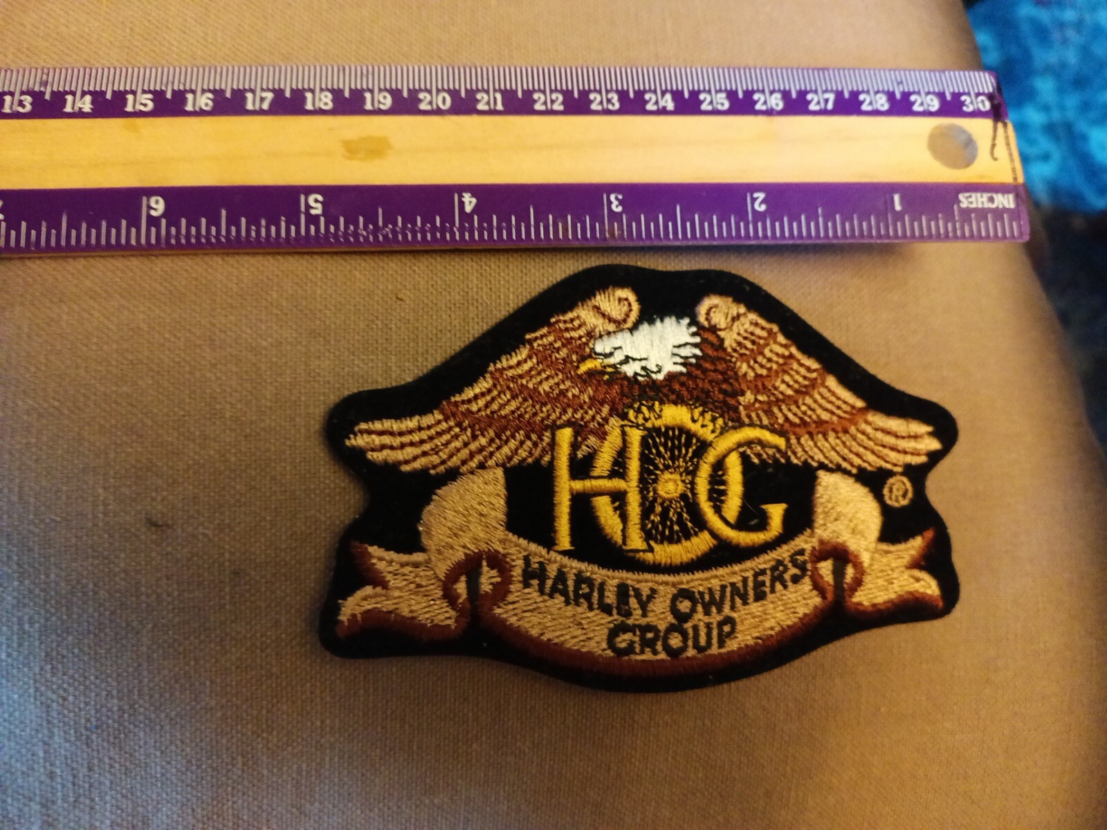 Harley Owners Group Eagle Patch Harley Davidson HOG New Old Stock